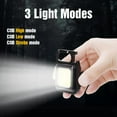 thumbnail image 4 of LED Flashlight Cob Keychain Work Light, Triple Light Flashlight with 3 Modes, EDC Purse Light, Rechargeable Flashlights for Home, Camping, Walking (4), 4 of 9