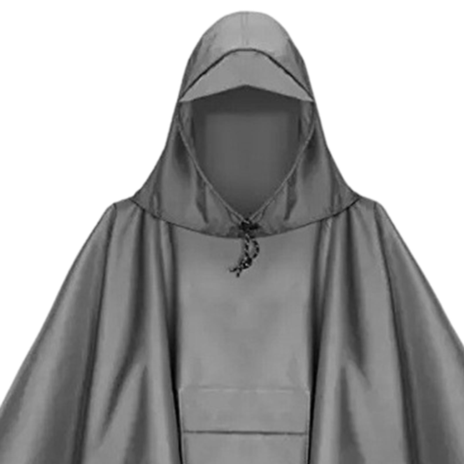Hooded Rain Poncho Water Resistant Rain Coat Long Sleeve Hooded Rain Poncho Water Resistant Rain Coat Long Sleeve