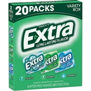 Extra Sugar-Free Gum, Variety Pack, 15 Pc, 20 Ct