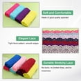 thumbnail image 2 of Uxcell Cinta de Encaje Elástico de 15 Yardas y 7.1 Pulgadas de Ancho para Manualidades DIY Color Café Claro, 2 of 6