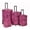 Pink Bandana, variant on Rockland Luggage Impulse Expandable Luggage 4-Piece Softside Luggage Set, F108