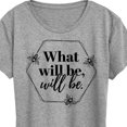 thumbnail image 3 of Instant Message - What Will Be Will Be - Women's Short Sleeve Graphic T-Shirt, 3 of 6