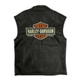 thumbnail image 2 of Harley-Davidson Big Boys' Embroidered Patches Snap Faux Leather Vest (12/14), Harley Davidson, 2 of 2