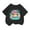 Black, variant on Girls Tops Fashion Printed Comfortable Round Neck Short Sleeve Tee Summer Little Girls Clothes Green 10-12 Years