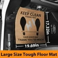 thumbnail image 4 of PUTEIKEEG Waterproof Disposable, Floor Mats, 19.7" x 17.3" Fits Car -Brown, 4 of 5