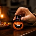 thumbnail image 6 of Cute Hat Wearing Pumpkin Resin Figurine Set, Spooky Tabletop Ornament, Minimalist European Style Decor for Halloween Living Room Shelf Indoor Holiday Party Display, 6 of 7