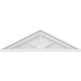 thumbnail image 3 of Ekena Millwork 30"W x 8-1/2"H x 2"P (Pitch 6/12) Peaked Cap 3 Spoke Architectural Grade PVC Pediment, 3 of 8