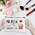 thumbnail image 5 of Nurse Survival Kit Bag Canvas Makeup Bags Nursing Cosmetic Bag Multi Purpose Pen Case with Metal Zipper Pouches Toiletry Travel Bag Purse for Women Thank You Birthday Gift 10x7Inch, 5 of 6