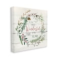 thumbnail image 3 of Stupell Industries Most Wonderful Time of Year Wreath Graphic Art Gallery Wrapped Canvas Print Wall Art, Design by Carol Robinson, 3 of 7