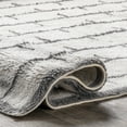 thumbnail image 5 of nuLOOM Zelda Machine Washable Wool Modern Geometric Runner Rug, 2' x 8', Ivory, 5 of 9