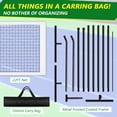thumbnail image 6 of RayChee 22 ft Deluxe Heavy Duty Pickleball Net Tennis Net with Carry Bag Strong Steel Frame, 6 of 7