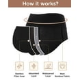 thumbnail image 4 of INNERSY Women's Rayon from Bamboo Period Underwear - High Waist Leakproof Briefs for Heavy Flow, Breathable 3-Pack(S,Black), 4 of 9