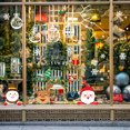 thumbnail image 3 of Yuarrent Pegatinas navideñas festivas para ventanas para escaparates llamativos Pegatinas fáciles de colocar en ventanas Kits de decoración para fiestas, 3 of 6