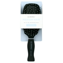 Gimme Beauty Hairbrush Detangle Medium Hair Synthetic Bristles Black 1ct