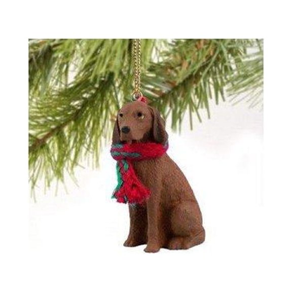1 X Vizsla Miniature Dog Ornament