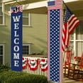 thumbnail image 4 of Moocorvic 4th of July Decor Banner Red, White, and Blue Patriotic Decorations Independence Day Themed Holiday Party Supplies, 4 of 6