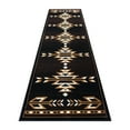 thumbnail image 2 of Masada Rugs Southwest , Area Rug, Brown Black Beige Ivory (32 Inch X 15 Feet 6 Inch Long Runner), 2 of 6