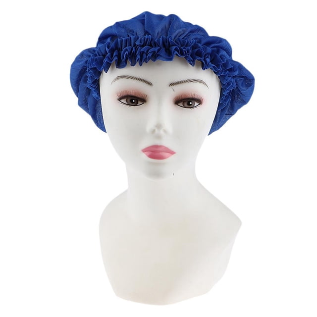 Portable Vintage Retro Royal Court/Nobility Style Gorras de dormir de encaje transpirables Azul Colcomx Gorros para dormir para mujer