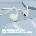 thumbnail image 5 of Bone Conduction Headphones - Open Ear Headphones Wireless Bluetooth and 32GB MP3 Mode,Swimming Headphones with IPX8 Waterproof,Battery Life up to 10H,Suitable for Sports(White), 5 of 6