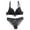 Black, variant on Aofany Bra and Panty Set, Women's Push up Bra and Bikini Panties Underwear Sets for Women