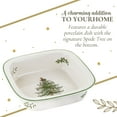 thumbnail image 6 of Spode Christmas Tree 10" Square Baker - Porcelain Baking Dish for Lasagna, Casserole, Holiday Desserts - Oven to Table Bakeware & Dishwasher Safe - Festive Holiday Serveware for Christmas Table, 6 of 7