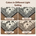 thumbnail image 7 of Design&I 8'x10' Ultra Soft Area Rug, Cream Boho Beige Border Geometric Motif Classroom Ivory Bordered None Fluffy Washable Non Shedding for Bedroom Living Room Under Sectional, 7 of 7