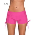 thumbnail image 1 of Soidarity Bañador de cintura baja con correa lateral de color liso para mujer Traje de baño Rosa roja XXL Soidarity OD001260-17, 1 of 6