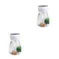 thumbnail image 1 of Sidaley Humidificador de aire Mini paisaje USB humidificadores silenciosos gran capacidad herramienta de humidificación portátil decoración Blanco 2piezas, 1 of 6