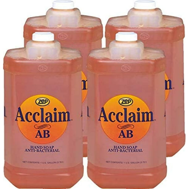 Zep Acclaim Liquid Antibacterial Hand Soap 1 Gallon 314924 (Pack of 4