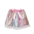 thumbnail image 3 of NAFUU Little Girls Sparkle Sequin Party Skirt Kids Dance Glitter Tutu Skirts Dance Party Princess Dance Skirt Fashion Girls Dresses, 3 of 5
