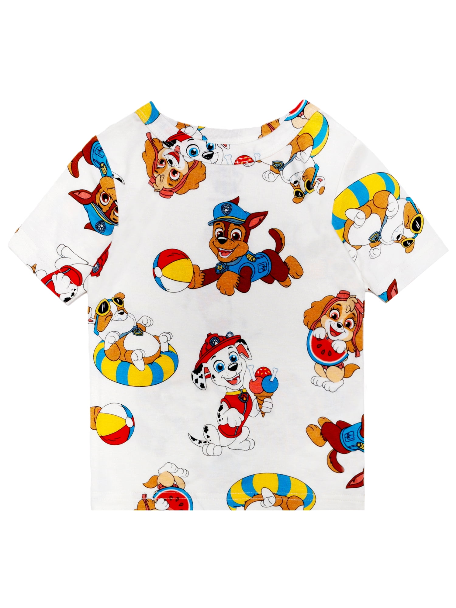 Character Toddler Viscose Tee and Short Sets Pajama Set, 2-Piece, Sizes 12M-5T
