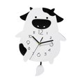 thumbnail image 4 of Cute Cow Wall Clock Animal Acrylic Wall Clock Silent Battery Operated Wall Clock With Swing Tail Pendulum For Living Room Bedroom Home Decor, 4 of 8