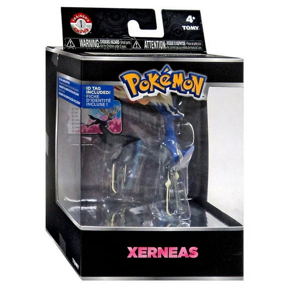 TOMY 4 Inch Pokemon Xerneas Trainer's Choice Action Figure, Multicolor