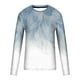 thumbnail image 4 of Blusas y camisas de manga larga con cuello redondo para hombre, blusas casuales de cuello redondo y manga larga, camisetas estampadas, blusas para hombre, 4 of 5