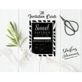 thumbnail image 3 of Darling Souvenir Black Birthday Invitation Card Printable Fill or Write In Blank Invites Party Supplies Pack Of 28 5 x 7 Inches, 3 of 5