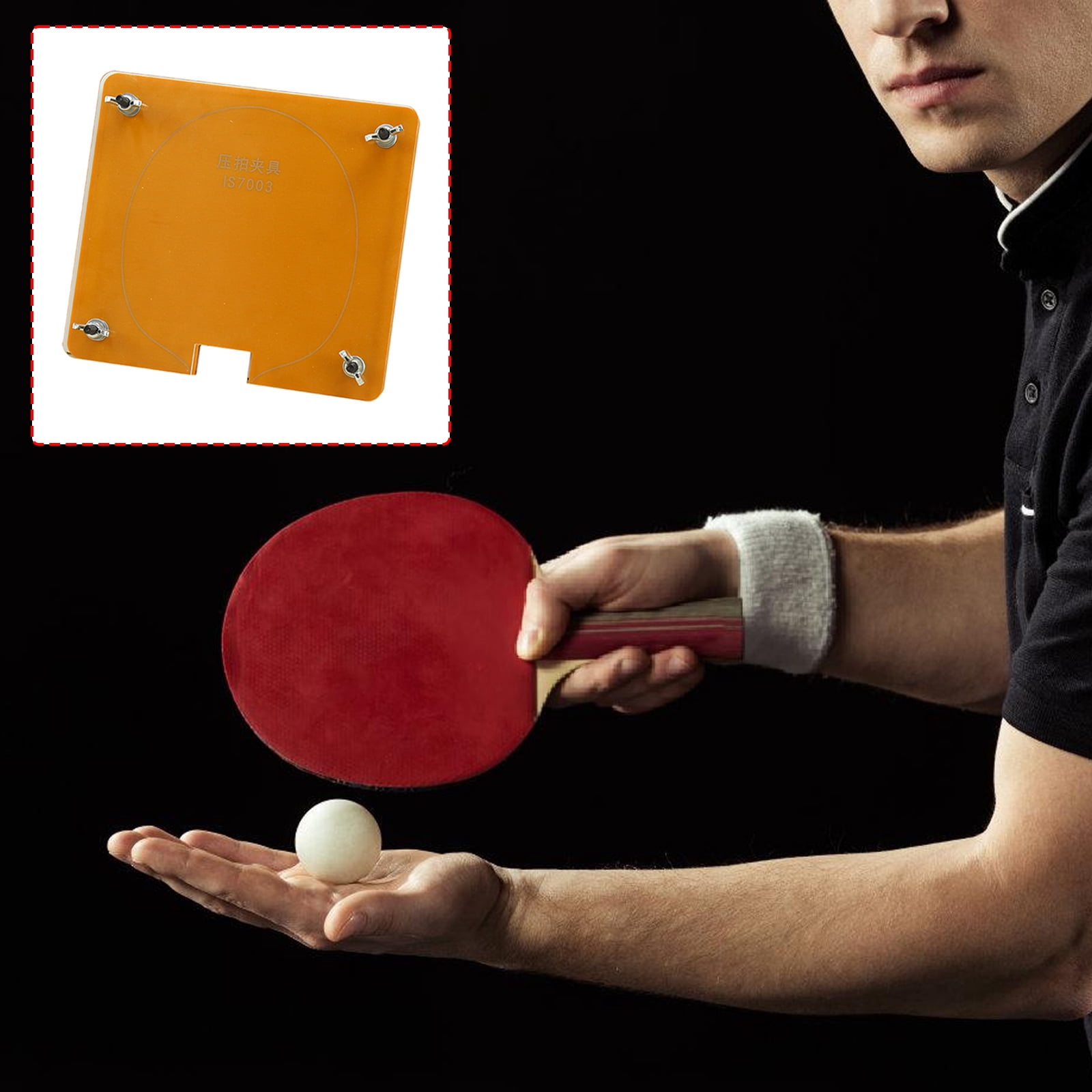 Pingpong Paddle Press Clamp Press Device Table Tennis Racket Leveler Tool For Professional And Recreational Player