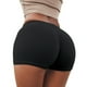thumbnail image 4 of Soidarity Gewe Yeeli Mujeres Fitness Yoga Pantalones cortos Entrenamiento Ropa interior Elástico Anti Exposición Seguridad Uniforme atlético negro S Soidarity FS11799-05, 4 of 6