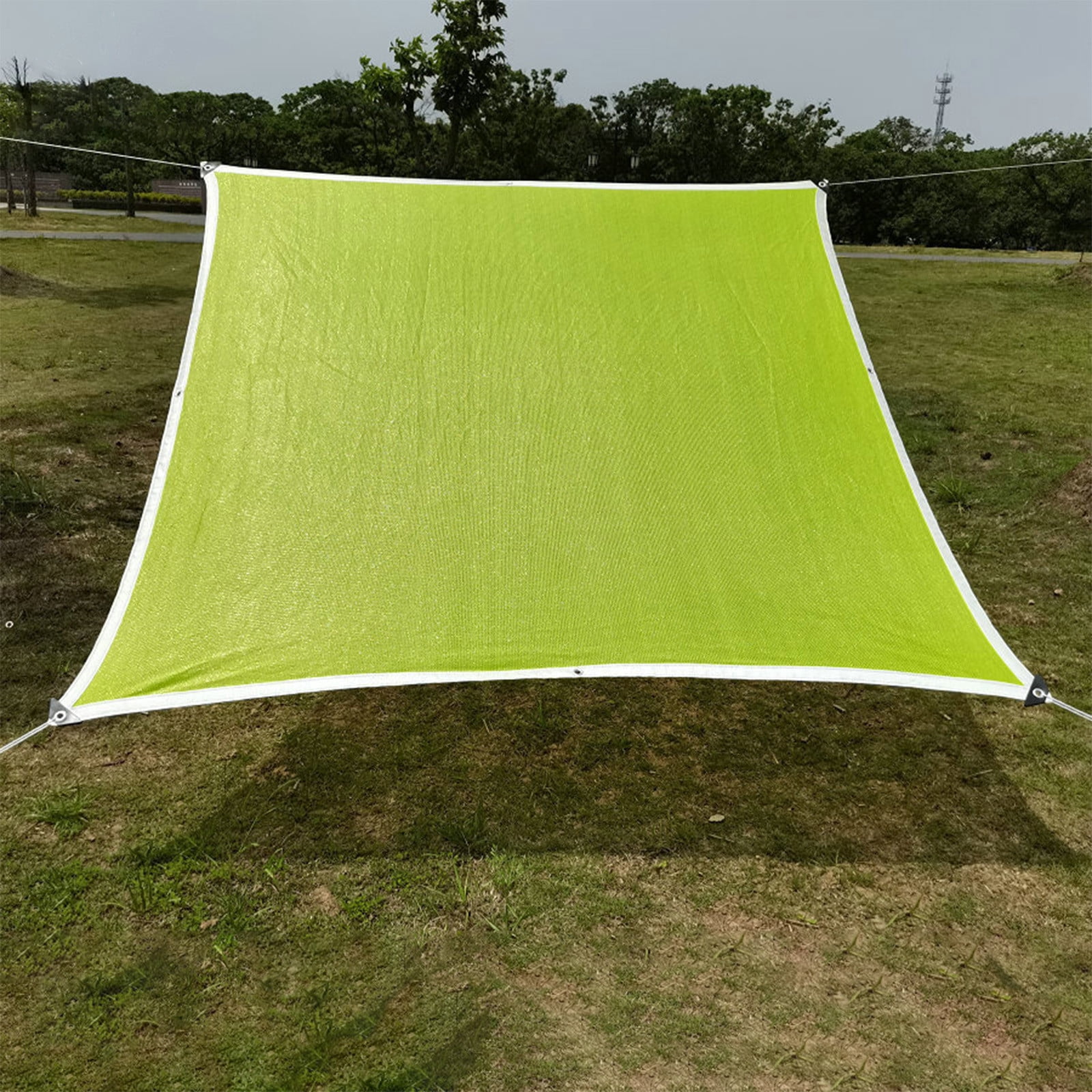 Summer Savings Clearance! Boovnll Sun Shades Outdoor Patio, 6.6x6.6Ft Rectangle Sand UV Block Sunshade Mesh Insulation Permeable Heavy Duty Shade Cloth for Outdoor Patio Yard Garden, Sun Shade