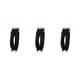 thumbnail image 4 of Pantalones de mujer Qarigey cintura alta banda elástica plisada Negro XXL, 4 of 6