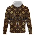 thumbnail image 1 of Sudadera con capucha y cremallera 3D con estampado de escarabajo de metal para hombre y mujer, ropa de abrigo de alta calidad, para otoño, 1 of 6