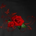 thumbnail image 3 of CafePress - Red Roses Long Sleeve Dark T Shirt - Long Sleeve Dark T-Shirt, 3 of 4