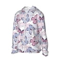 thumbnail image 2 of Easygdp Butterflies in Pastel Lightweight Long Sleeve Sun Shirt Sports long-Sleeved Sun Protective Clothing, Quick Drying Breathable - XX-Large, 2 of 9