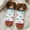 czb# White609, variant on Wuxian Fluffy Socks Cute Puppy Animal Graphic Striped Print Fuzzy Thickened Crew Socks Winter Thermal Sleeping Slipper Socks Comfy Dailywear,Blue,One Size