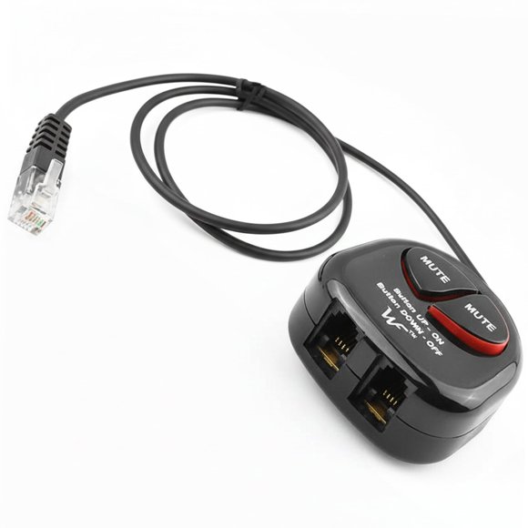 Adaptador de entrenamiento telefónico WirelessFinest con botón de silencio