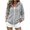 (New43)Gray, variant on Women's Vertical Rib Knit Zip Up Hooded Jacket Casual Drawstring Long Sleeve Loose Fit Coat Oversized Fall Daily Layering Top