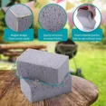 thumbnail image 2 of ELVY - Grill Cleaning Brick Griddle Pumice Stone For Removing Stains Kit Of 4, 2 of 6