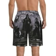 thumbnail image 3 of Singer Tool Band Rock Men's Beach Shorts Swim Trunks Casual Quick Dry Board Shorts Swimwear with Mesh Lined and Pockets, 3 of 8