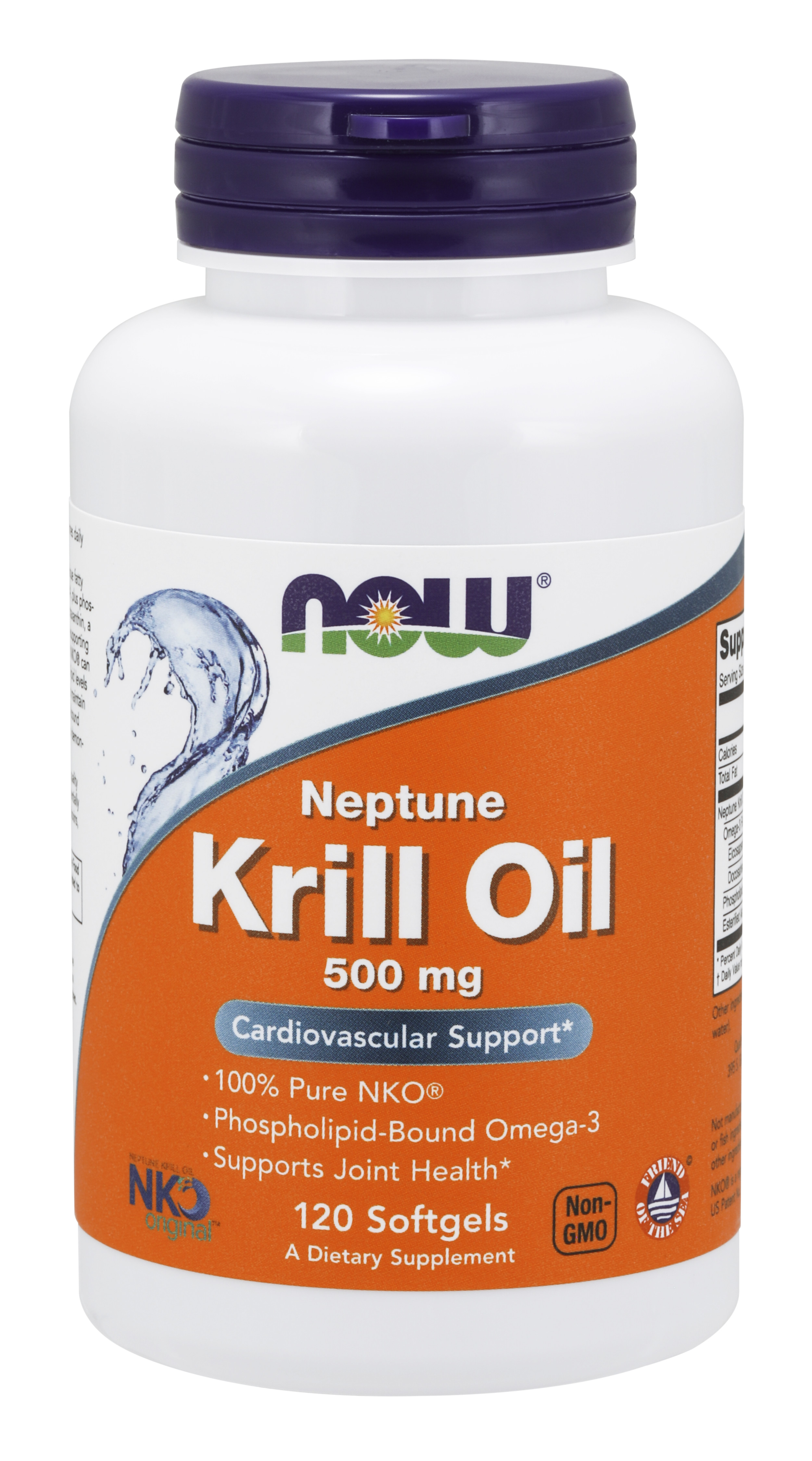 NOW Supplements, Neptune Krill Oil 500 mg, PhospholipidBound Omega3