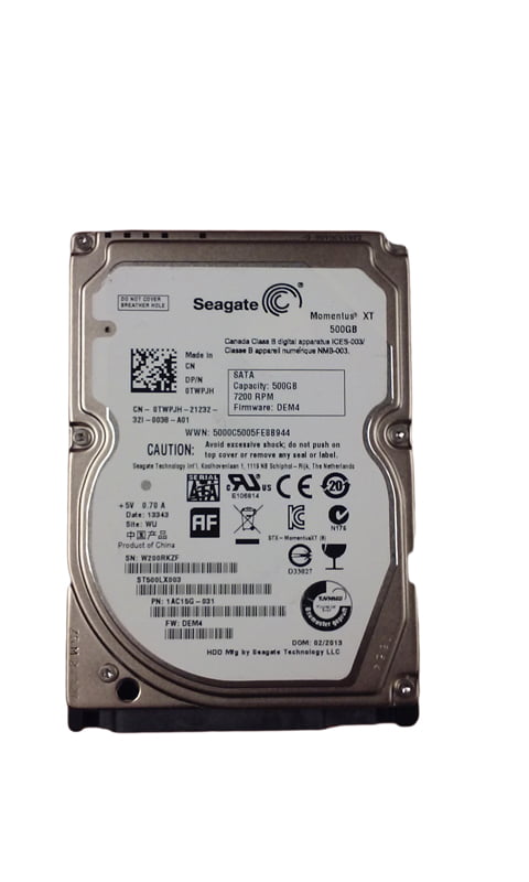 Refurbished Seagate Momentus XT ST500LX003 500GB 2.5" SATA III Laptop Hybrid Drive