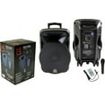 thumbnail image 2 of MR DJ 4000W Bluetooth DSP FM Radio USB Portable PA DJ KARAOKE Speaker, 2 of 8